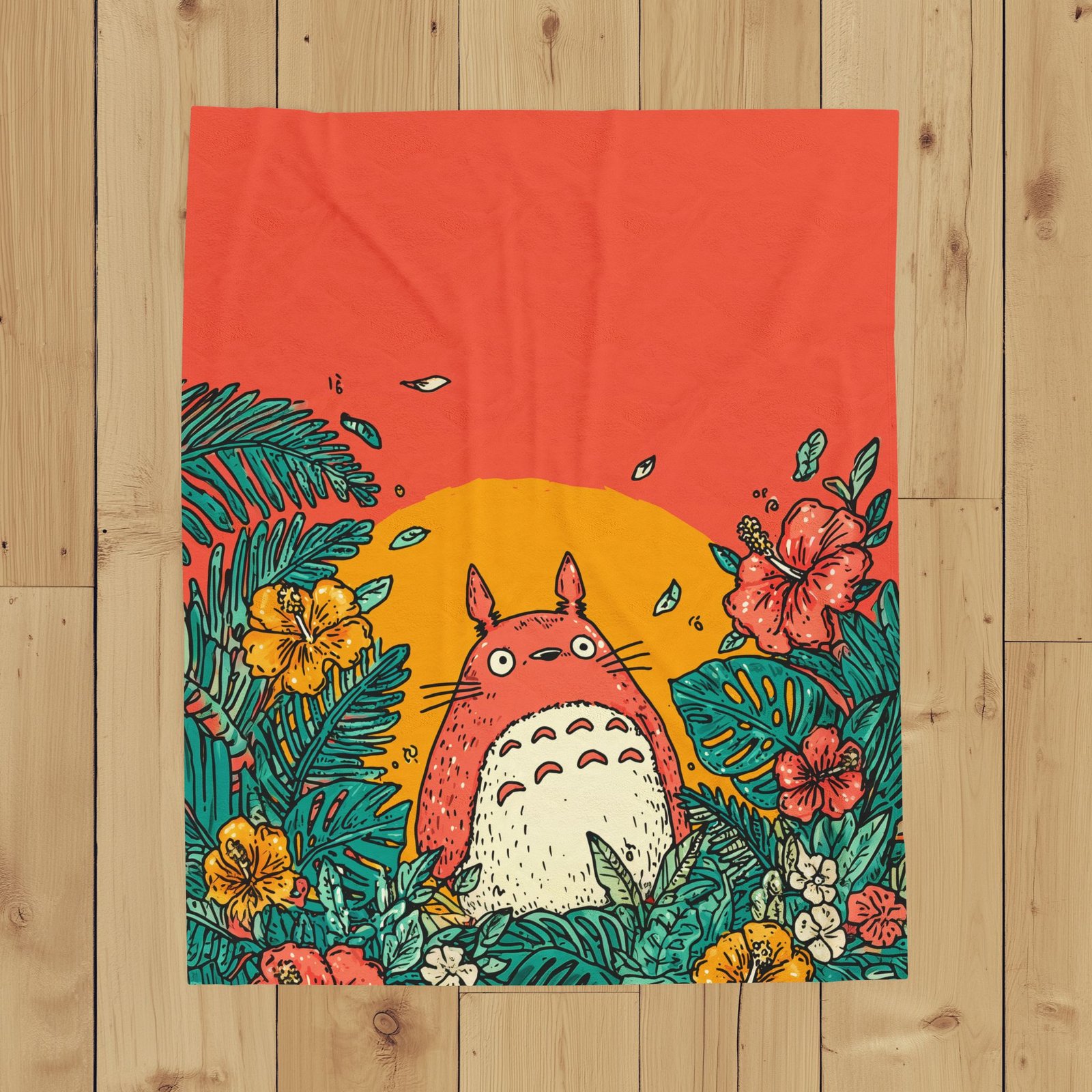 Totoro blanket, Studio Ghibli Blanket, Ghibli gift, ponyo, mononoke, kiki, spirited away holiday, my neighbor totoro, home decor, fleece