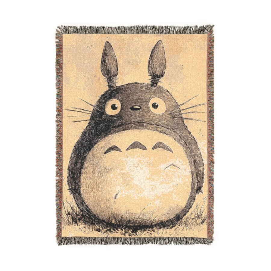 Totoro Woven Blanket