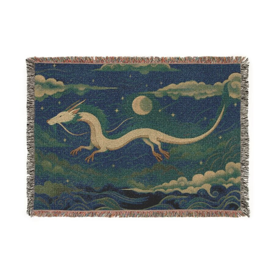 Haku Dragon Blanket, Studio Ghibli Throw, My Neighbor Totoro Blanket, Home Decor gift, Ghibli, Mononoke, Ponyo, Spirited Away, Howls, Kiki