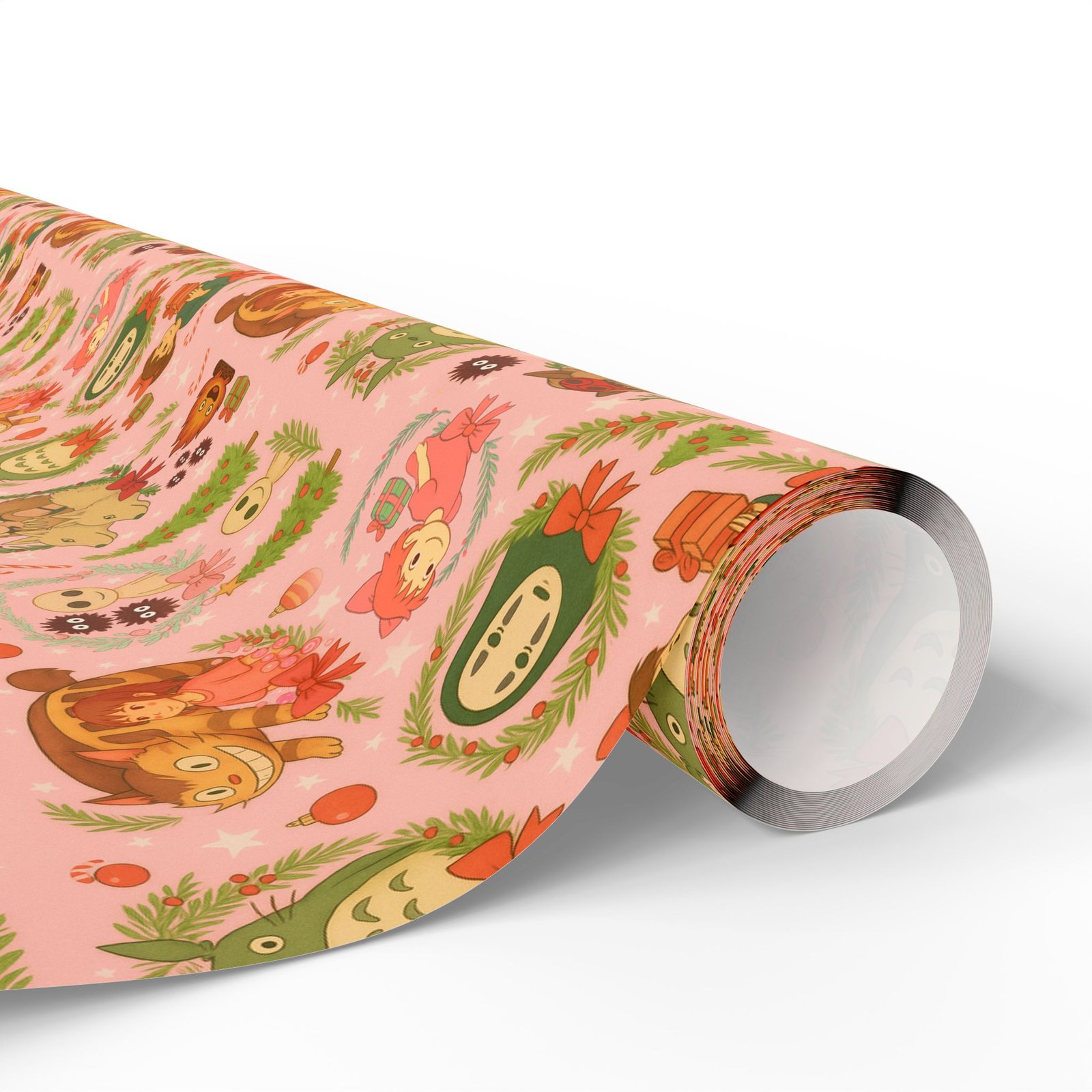 Ghibli Pink Gift Wrap - Image 13