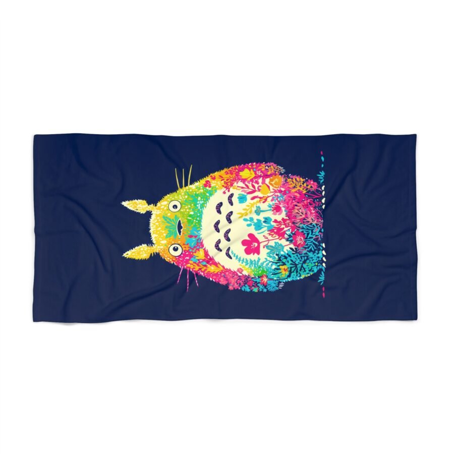 My Neighbor Totoro Towel, Totoro Beach Towel, My neighbor Totoro decor, Studio Ghibli Towel, studio Ghibli beach decor, Totoro Ghibli 2 Size