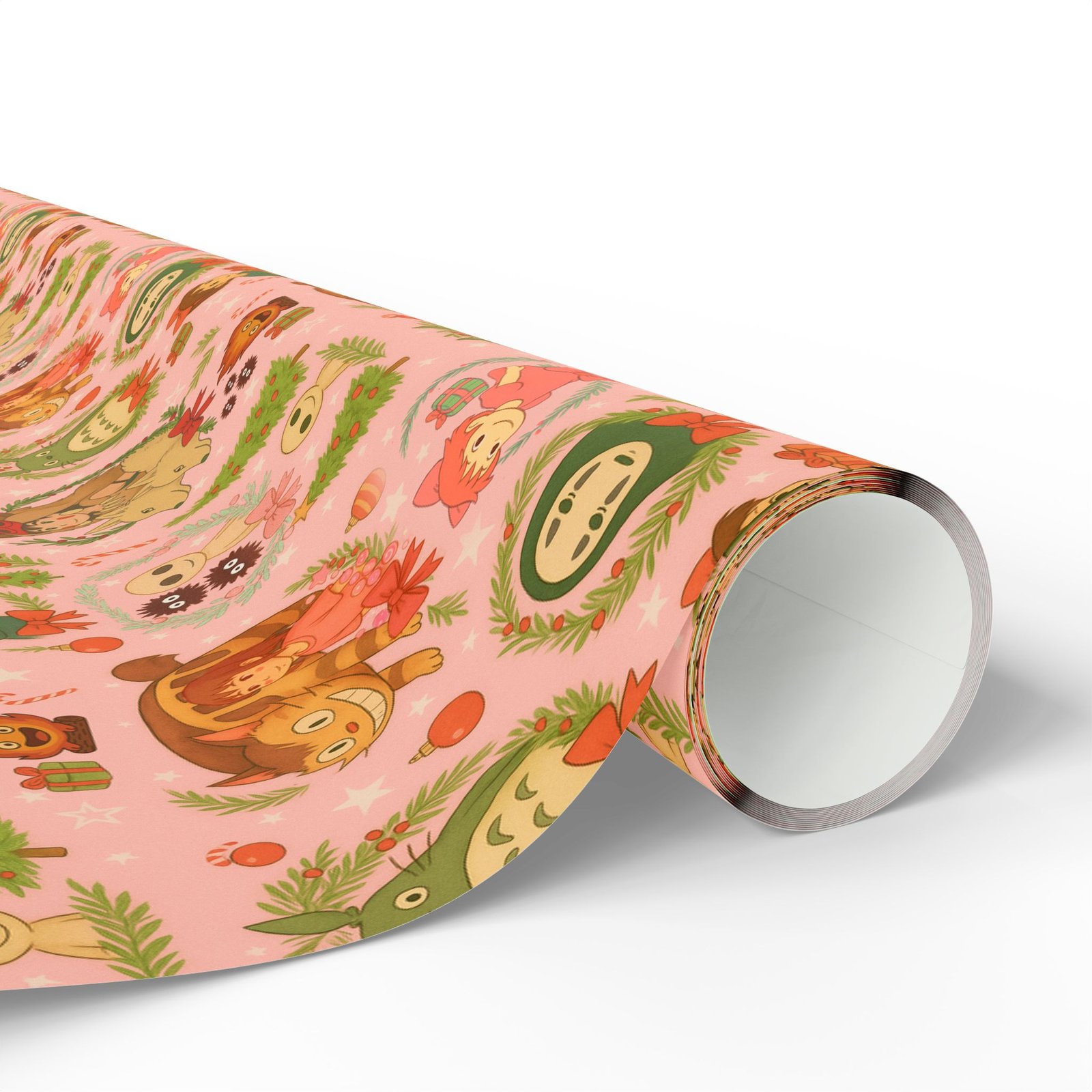 Ghibli Pink Gift Wrap - Image 8